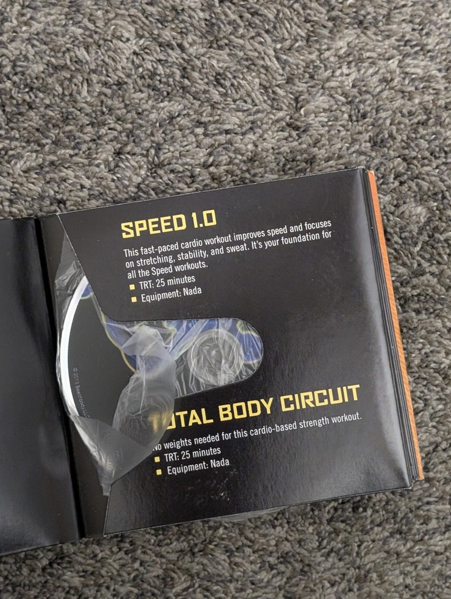 FOCUS T25 Alpha + Beta Get It Done Workout 9 Disc DVD Set Very