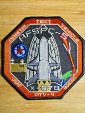 Authentic AFSPC-5 X-37B OTV-4 Patch USAF Boeing Space Plane Secret Mission 🚀 