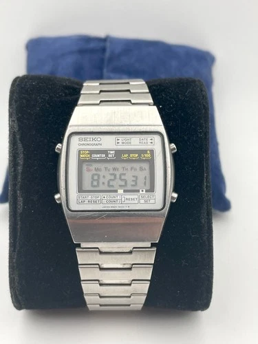Vintage Seiko M929-5000 Digital Chronograph Watch – Fully Working –100% Original