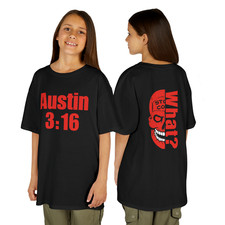 Stone Cold Steve Austin 3:16 Kids Tshirt Pro Wrestling T-shirt for Youth Kids
