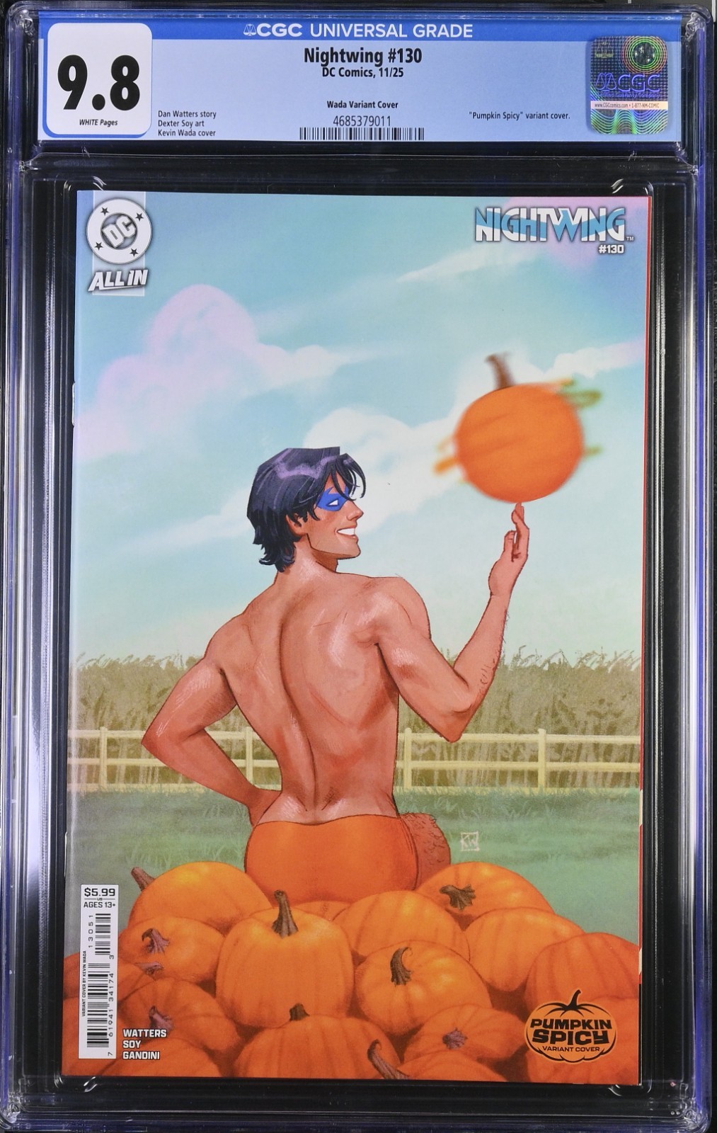 Nightwing #130 (Cvr D Kevin Wada Pumpkin Spicy Card Stock Variant