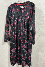 Aria Black  Red and Pink Floral Long sleeve Nightgown ast sizes new
