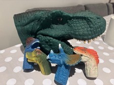 Bundle of 5 x Finger/Hand Puppet Dinosaurs Toys Various Sizes & Types Of Dino