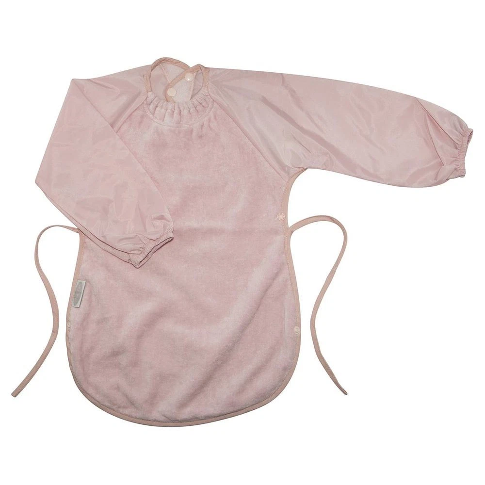 Silly Billyz Towel Messy Eater Bib (Antique Pink)