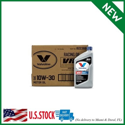 Valvoline VR1 Racing SAE 10W-30 Motor Oil 1 QT, Case of 6