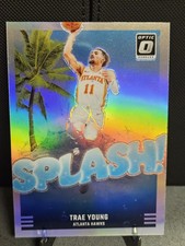 2024-25 Donruss Optic Trae Young Splash! Silver Holo Prizm #9 Atlanta Hawks
