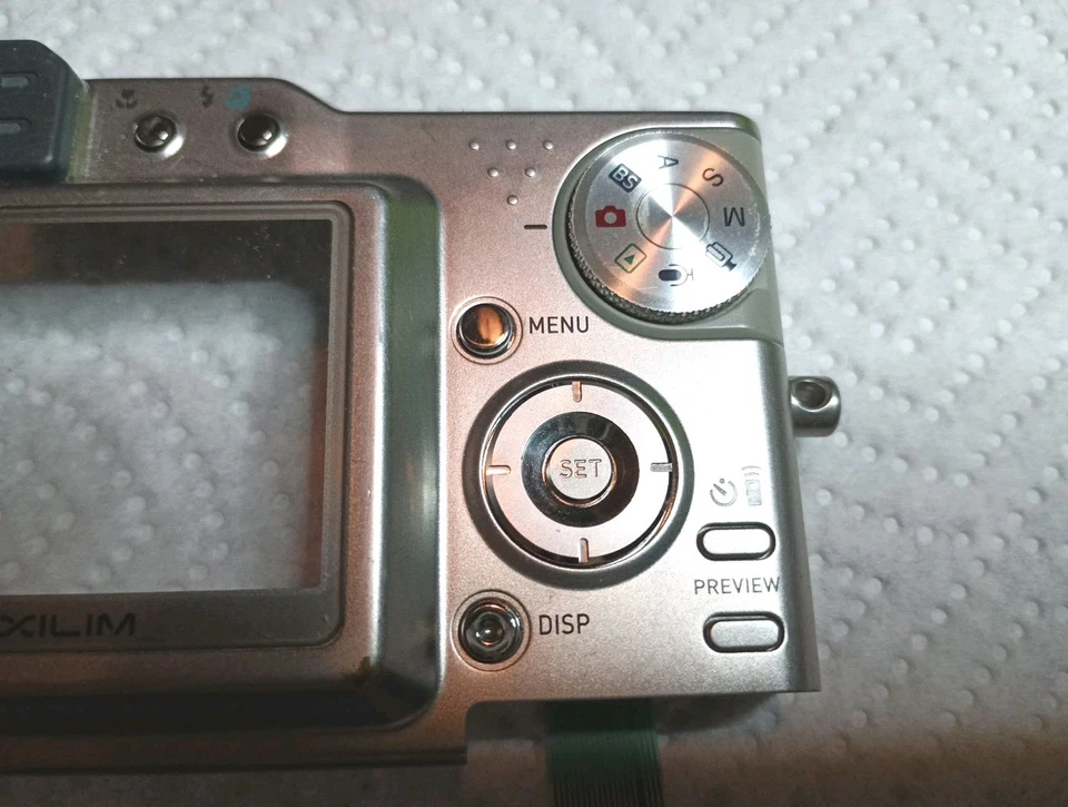 Casio Exilim EX P600 cubierta/marco trasero Foto 3 de 4