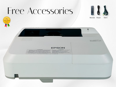 Epson BrightLink 697Ui 3LCD Projector WUXGA 4400 Lumens UST Wireless HDMI 4k