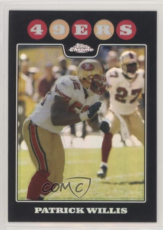 2008 Topps Chrome Refractor Patrick Willis #TC113 HOF 09gn