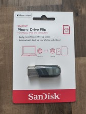 SanDisk Phone Drive Flip 256GB Two In One Flash Drive Apple iPhone Or iPad