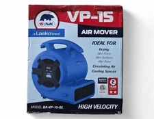 NEW B-Air VP-15 Air Mover Carpet Dryer Floor Blower Fan 1/8 HP BA-VP-15 Blue