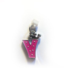 Pop Girl Ear Bud Charm: Letter V