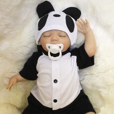 18 inch Baby Lifelike Soft Body Reborn Doll Newborn Cloth Body Sleeping Gift