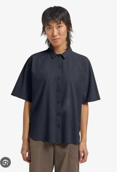 Women Jack Wolfskin Shirt Navy Polyester 40 / L /