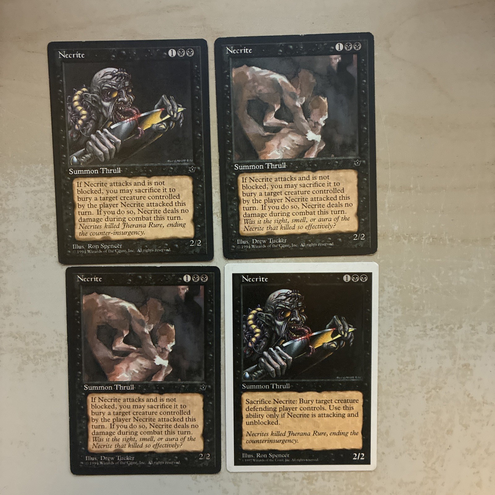 Mtg Necrite  X4