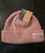 The North Face Cuff Beanie Hat light pink NEW w/Tags