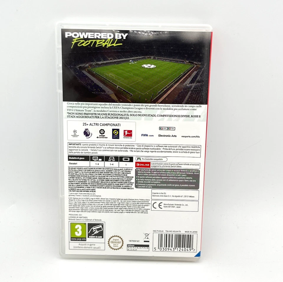 FIFA 22 Videogioco per Nintendo Switch FIFA 2022 Legacy Edition OTTIMO PAL ITA, foto 2 di 5