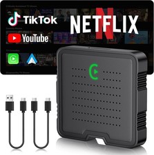 Wireless CarPlay Adapter Android Auto AI Box Netflix YouTube Plug  Play