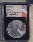 2023 Silver American Eagle BU NGC MS70 Gaudioso Auto (331)