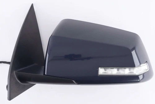 13 - 17 GMC Acadia Chevy Traverse Heated Driver Side Mirror Signal Dark Sapphire