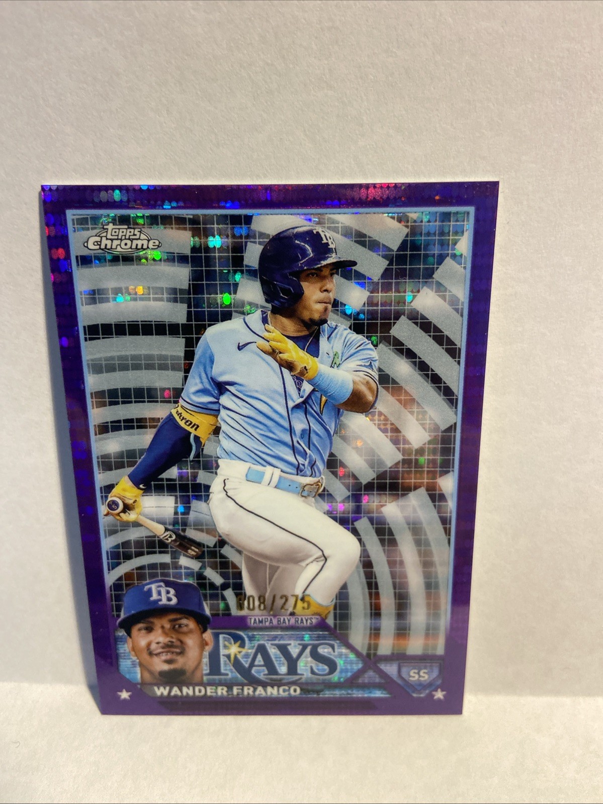2023 Topps Chrome - Wander Franco #71 Purple Sonar Refractor /275