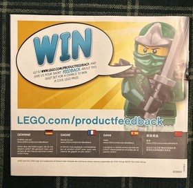 LEGO NINJAGO: Master Wu Dragon (70734). Preowned, Complete, No Box.