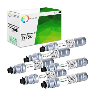 6Pk TCT Premium Type 1150D Black for Ricoh Aficio 1013 1013F Compatible Toner