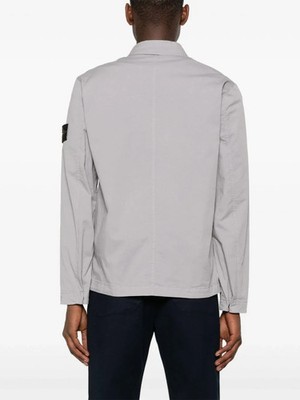 Stone Island Men's GRAY OVERSHIRT 801510710 V0064 SIZE MEDIUM | eBay