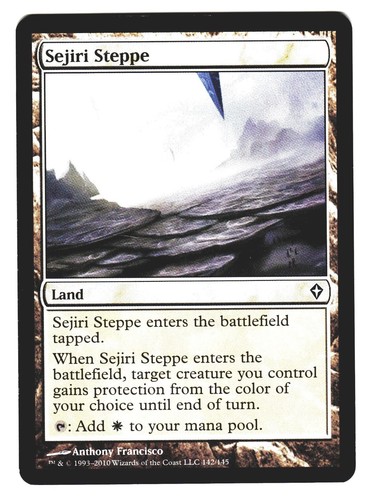 Magic The Gathering MTG - Worldwake WWK 2010 #142 Sejiri Steppe NM FOLIE - Bild 1 von 10