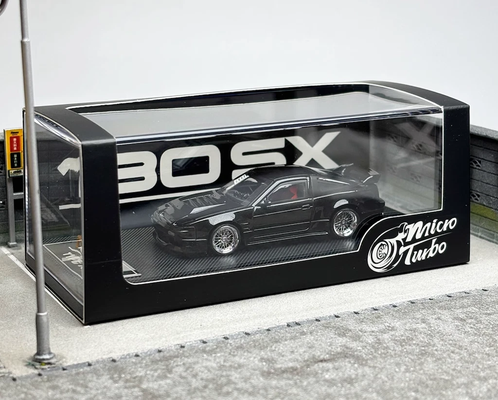 MT 1:64 JDM Black Silvia S13 180SX Type X Sports Model