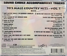 SC8335   COUNTRY HITS  SOUND CHOICE KARAOKE LOT VA