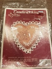 Vintage Candlewicking by NeedleMagic Kit 311 Floral Heart NEW IN BAG