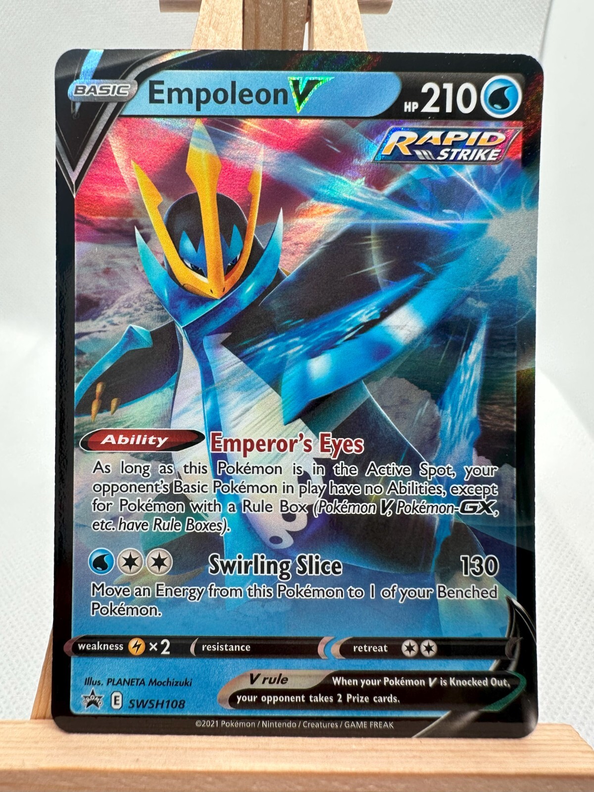 Empoleon V - Pokemon TCG Black Star Promo SWSH108 - NM - Holo