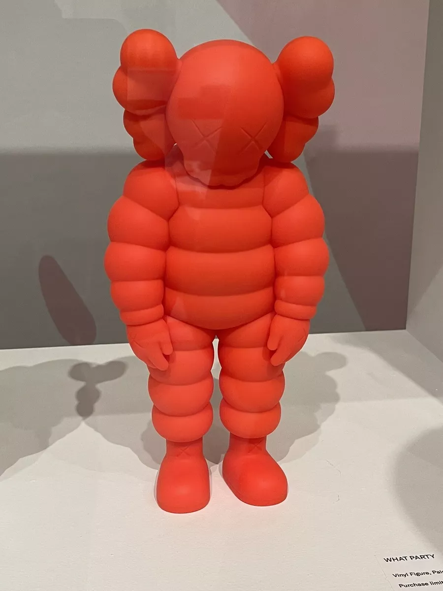 KAWS Brooklyn Museum WHAT PARTY Keyring OrangeKAWS Brooklyn Museum WHAT  PARTY Keyring Orange - OFour