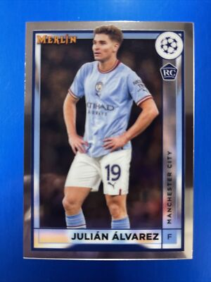 2022-23 Topps Merlin Chrome JULIAN ALVAREZ Rookie Card RC Free Ship PWE  ️  