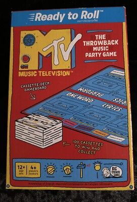 MTV Ready To Roll The Throwback Music Party Game Brand New!