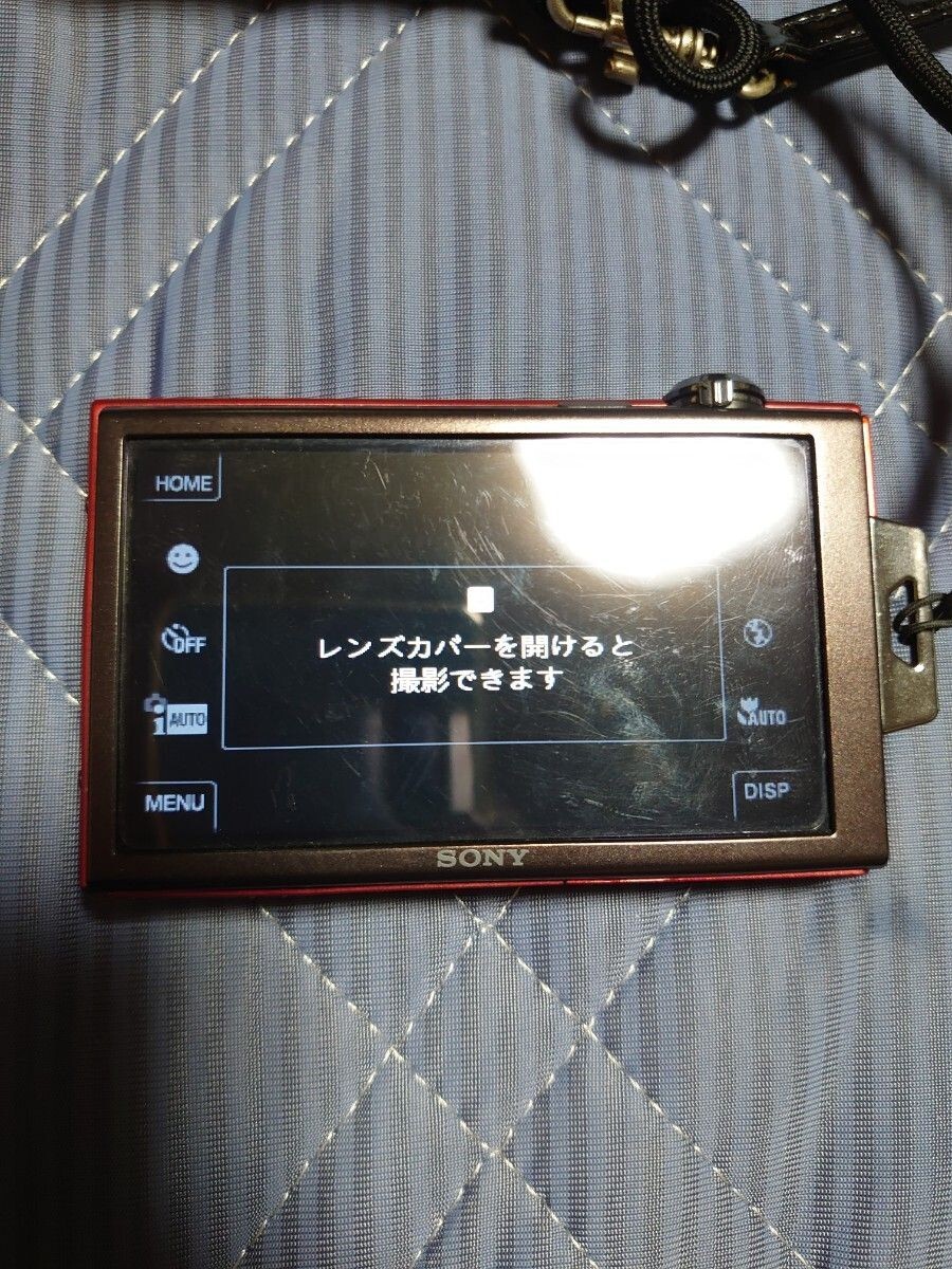 Sony DSC-T900 Cyber-Shot Red 4.0x 12.1MP Compact Digital Camera