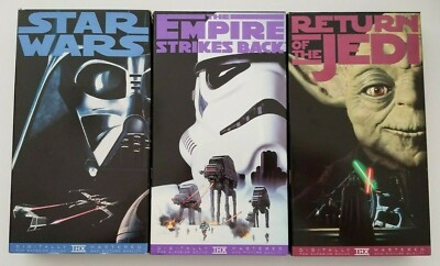 Star Wars Trilogy Box Set 1995 VHS THX Digitally Mastered R2-D2 C-3PO Yoda 9780793906093 | eBay