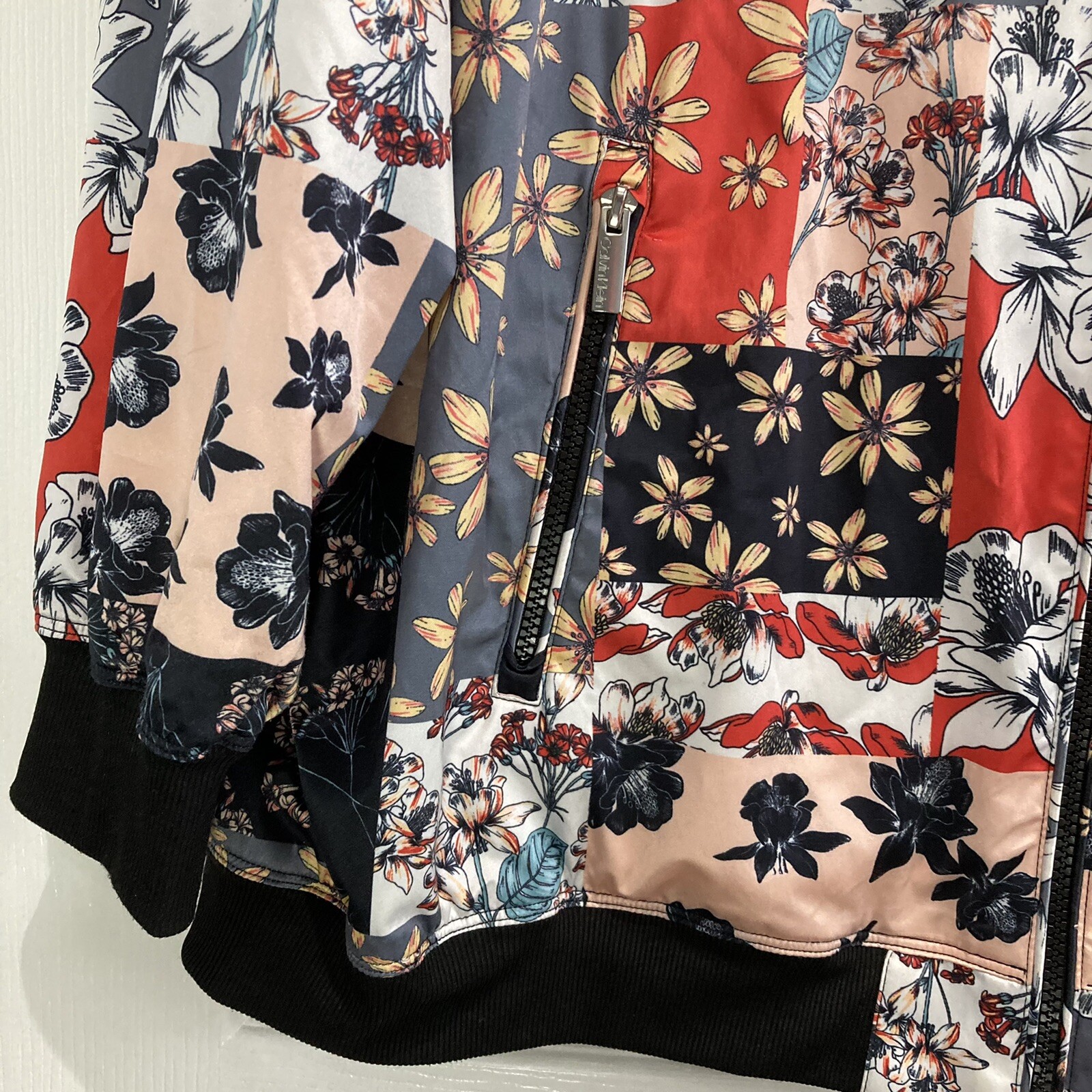 calvin klein performance track jacket floral 2x w… - image 5