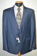 NWT Tommy Hilfiger Men's Navy Blue 2 Front Button Sports Coat Sz 44L
