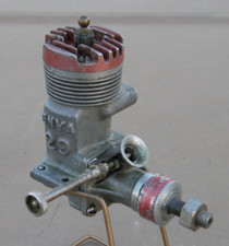 ENYA 29 RED HEAD SANDCAST GAS/NITRO MODEL AIRPLANE ENGINE with Baffled Piston