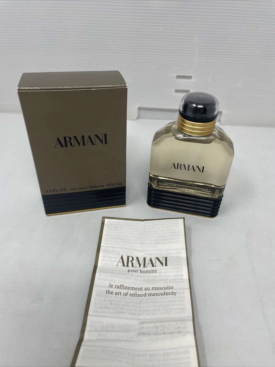 ARMAINI eau pour honmme 100ml【新品未使用未開封】 ARMANI Eau de Cologne for Men for sale | eBay