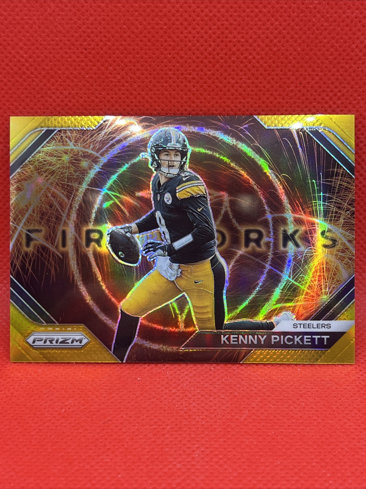2023 Panini Prizm /10 GOLD FIREWORKS KENNY PICKETT STEELERS SSP LTC eBay