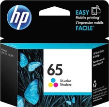Genuine HP 65 Tri-Color Ink Cartridge N9K01AN BB Date: 03/25 Brand New