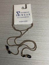Southbeach Eyewear Accessories Eyeglass Holder Silvertone Herringbone Chain NWT