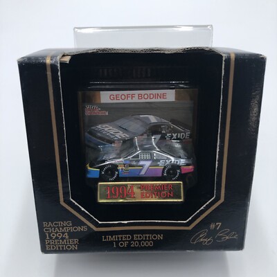 Racing Champions Geoff Bodine #7 1994 Premier Edition 1/64 Exide Batteries