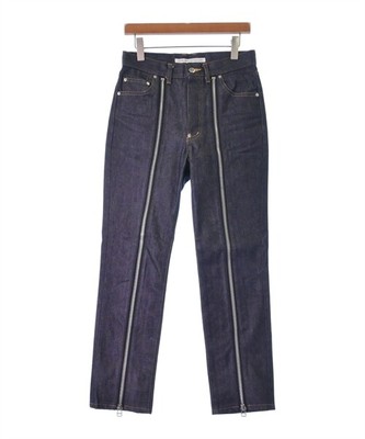 [最終] JOHN LAWRENCE SULLIVAN デニム　ブラックサイズs WASHED DENIM ZIPPED PANTS