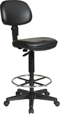 Tall Work Shop Stool Bench Mechanics Chair Swivel Garage Adjustable Height Seat