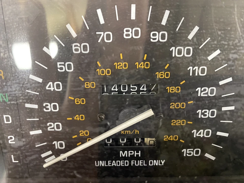 1990-1991 Lexus ES250 A/T grupo velocímetro tacómetro tacómetro panel de instrumentos fabricante de equipos originales  Foto 3 de 4