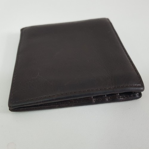 Ralph Lauren Polo Geldbörse Herren Leder Doppelfaltung Dunkelbraun Schlicht Slimline - Bild 13 von 13